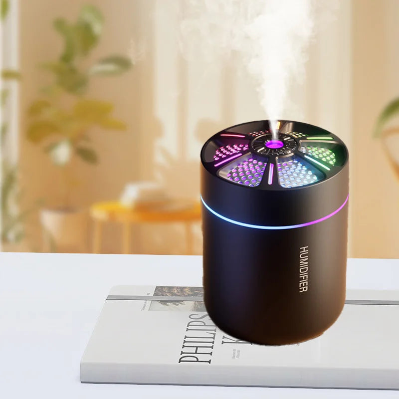 Difuzor Aromaterapie Mini 180ml - Umidificator Ultrasonic Silențios