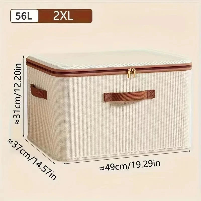 Cutie Depozitare Premium cu Capac - Organizator Pliabil pentru Haine, Jucării și Pături