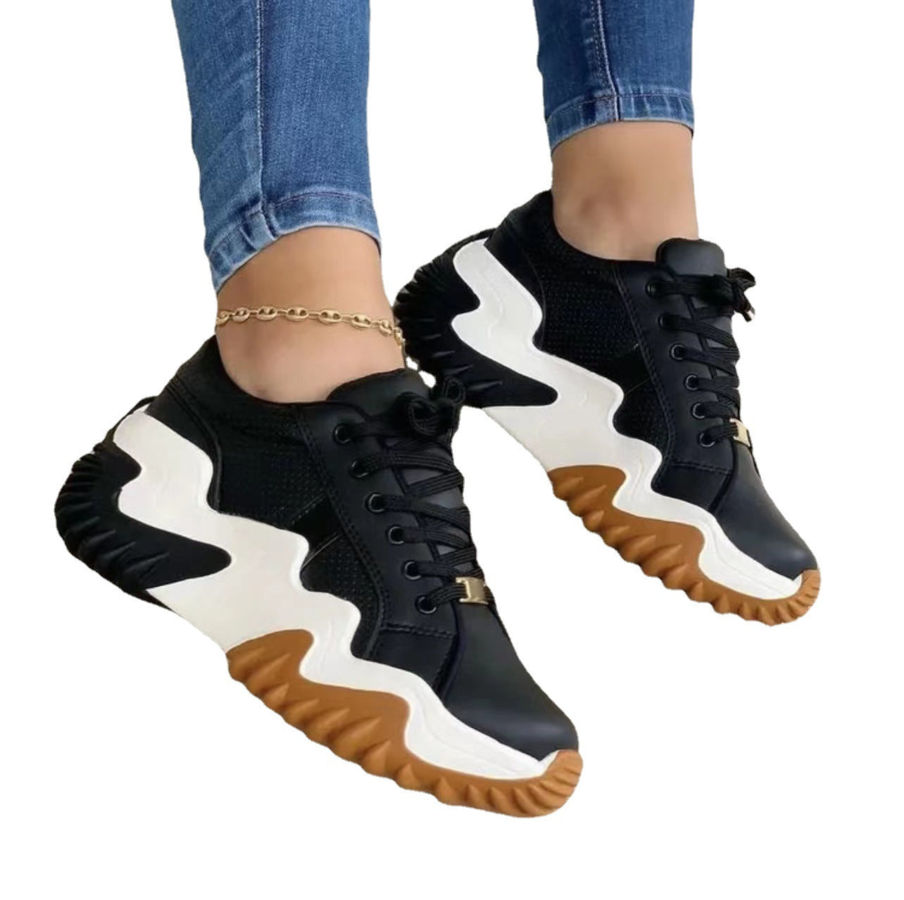 Pantofi Sport Damă cu Șireturi