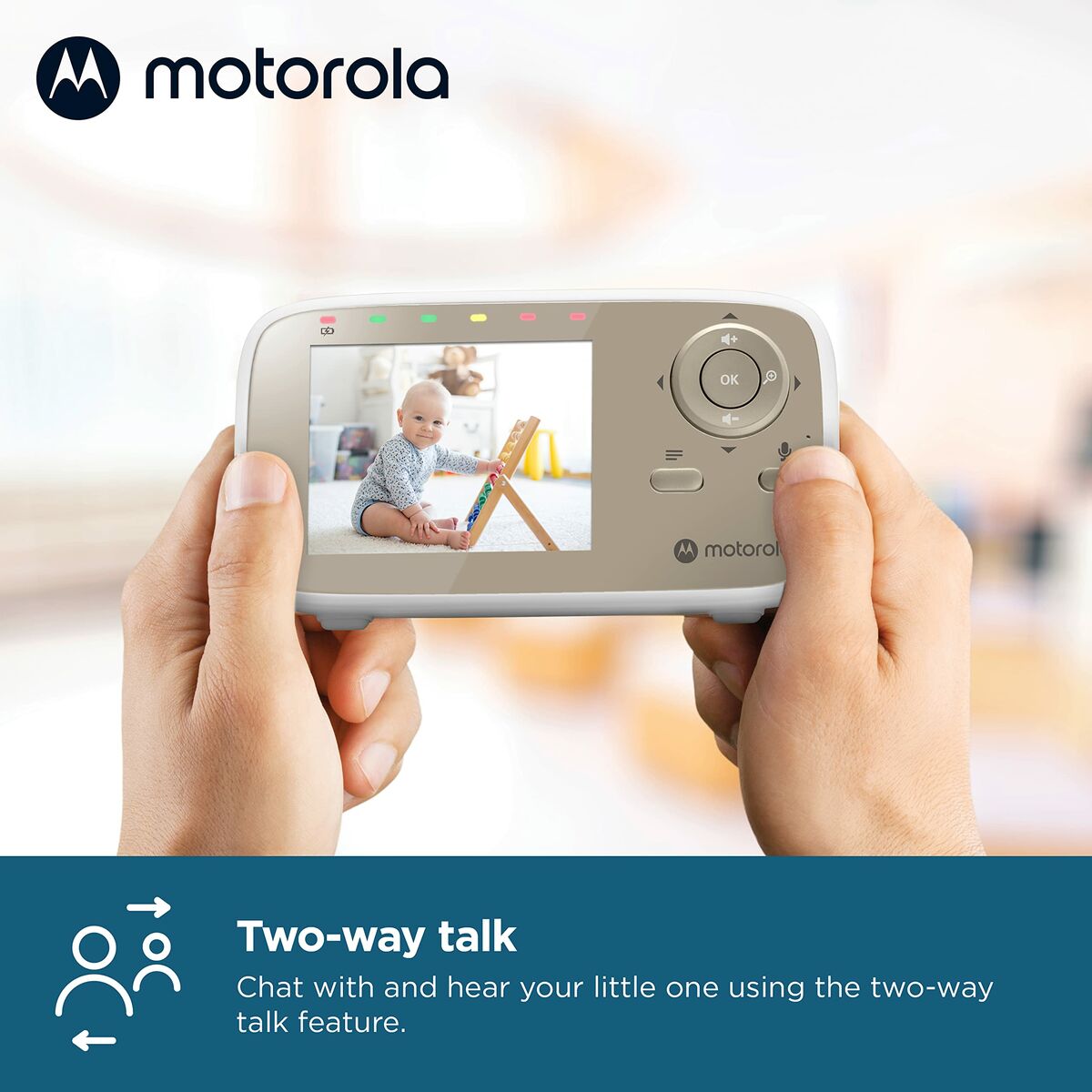 Baby Monitor Motorola VM483 – Monitor Video pentru Bebeșuși