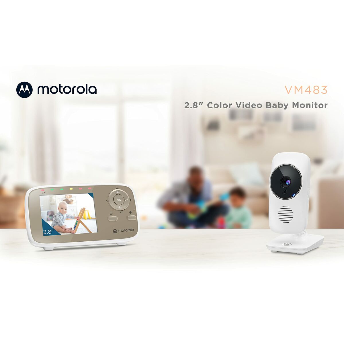 Baby Monitor Motorola VM483 – Monitor Video pentru Bebeșuși