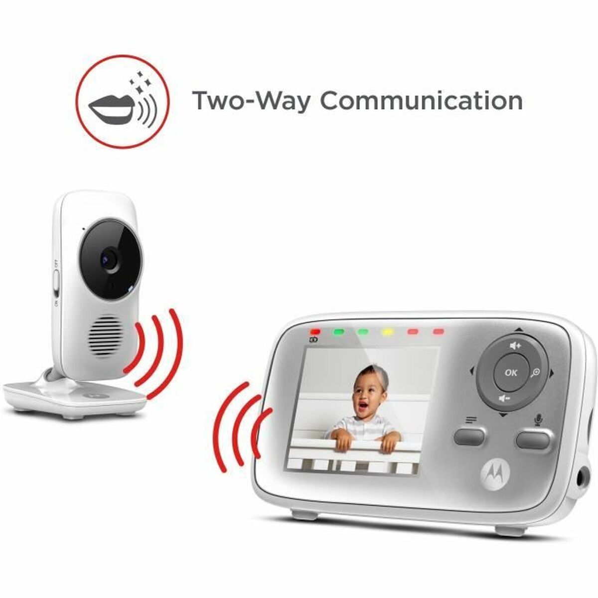 Baby Monitor Motorola VM483 – Monitor Video pentru Bebeșuși