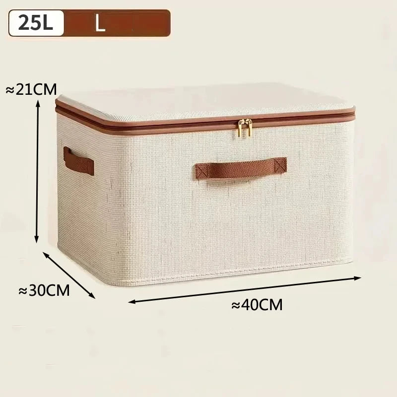 Cutie Depozitare Premium cu Capac - Organizator Pliabil pentru Haine, Jucării și Pături