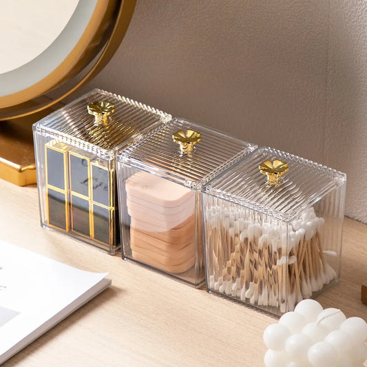 Cutie Depozitare Acrilic Transparentă - Organizator Cosmetice Premium
