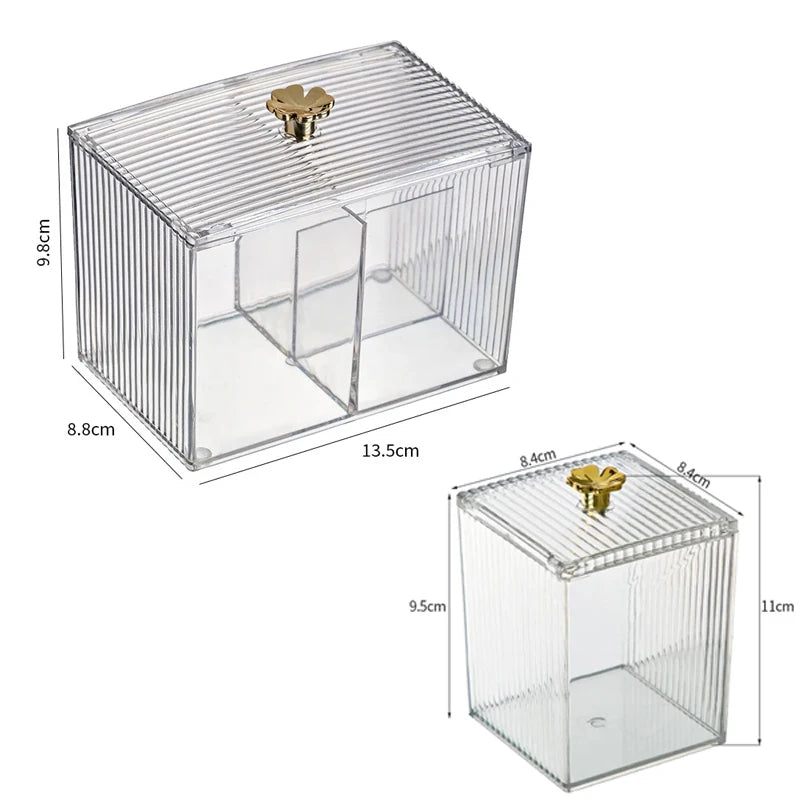 Cutie Depozitare Acrilic Transparentă - Organizator Cosmetice Premium