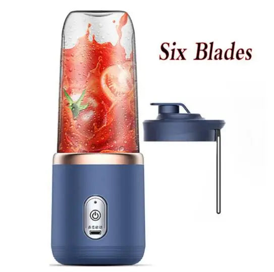 Blender Portabil Electric - Mixer Fructe USB Reîncărcabil pentru Smoothie și Shake-uri