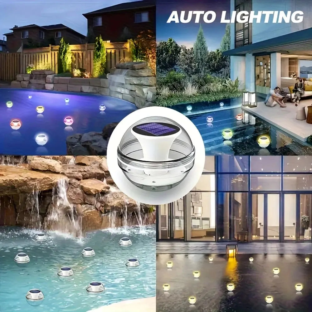 Lampă Solară Plutitoare LED RGB - Decorațiune Premium pentru Piscină și Grădină