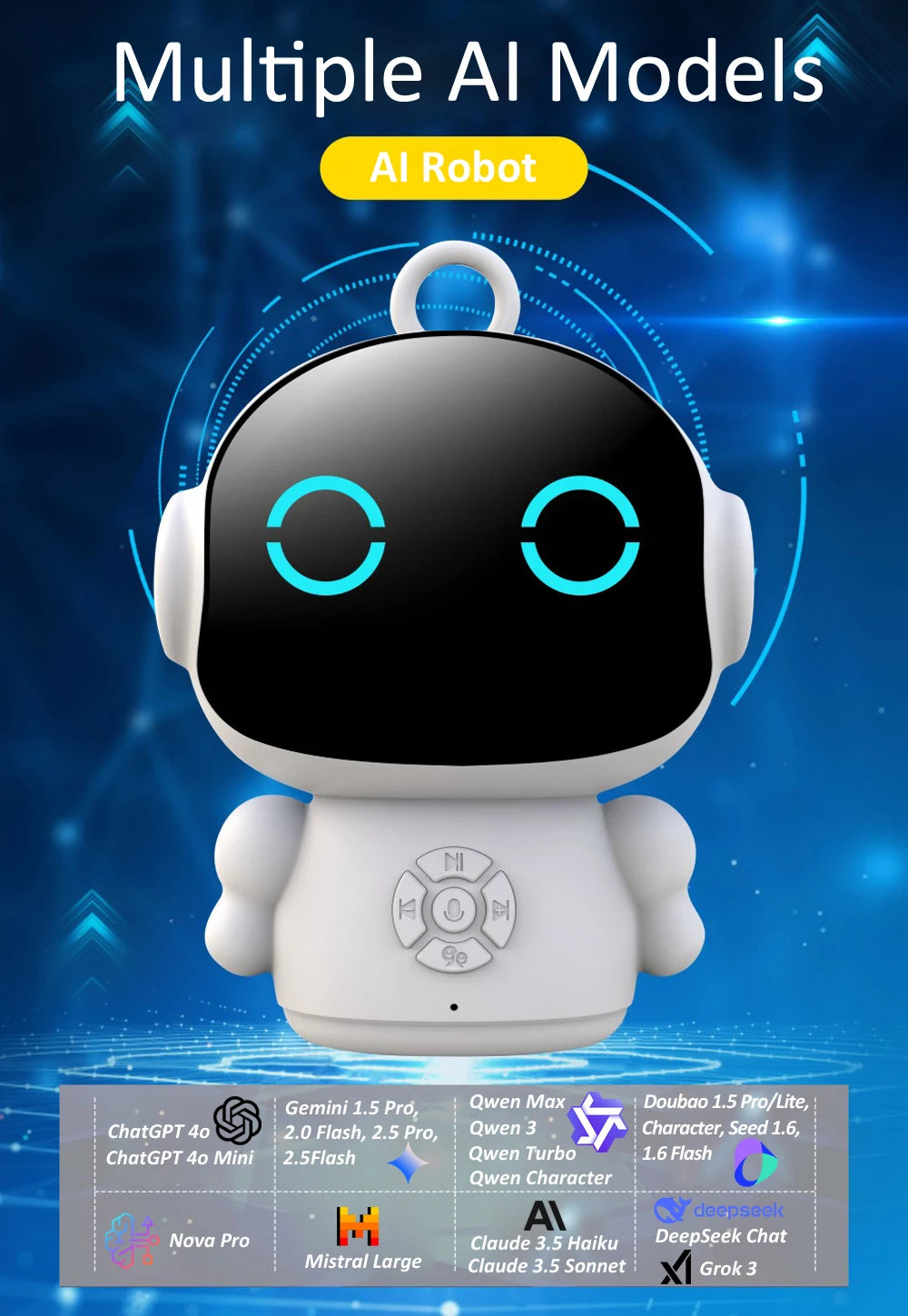 Robot Educațional Smart Tuya WiFi - Jucărie Interactivă cu Recunoaștere Vocală pentru Copii