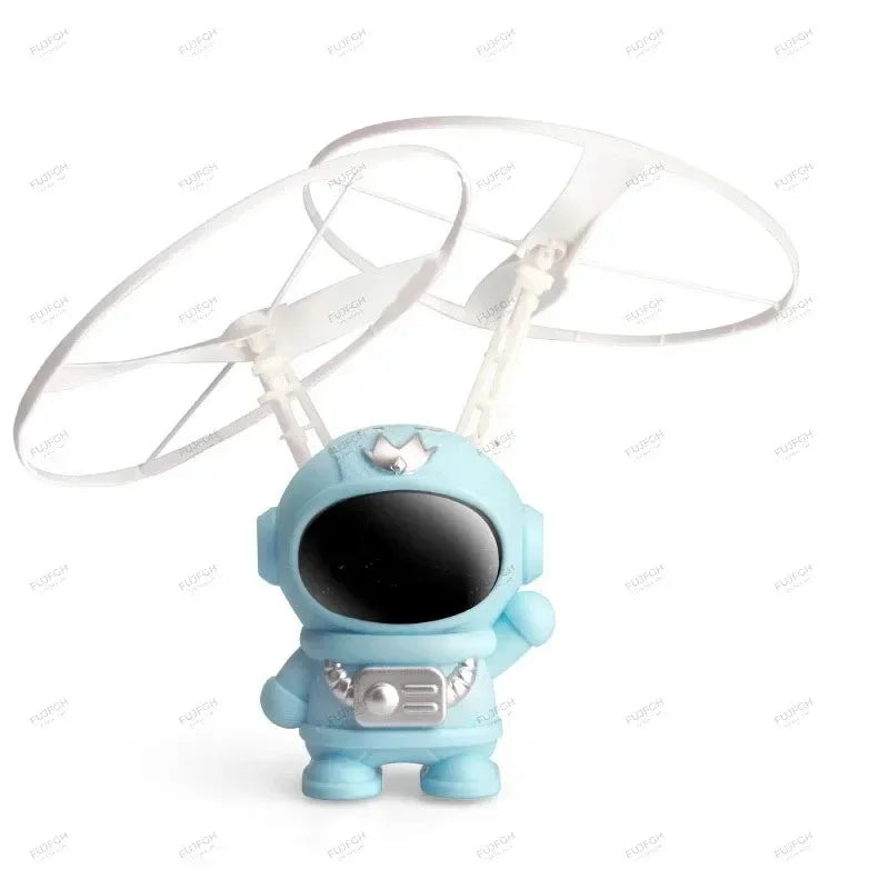 Robot Astronaut Zburător cu Levitație - Dronă Controlată Manual cu Lumini LED Interactive - Jucărie Outdoor pentru Copii