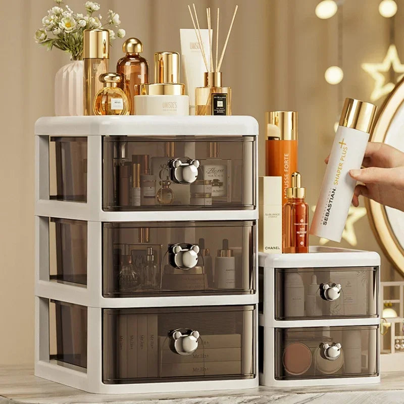 Organizator Birou Stackable cu Sertare - Cutie Depozitare Premium