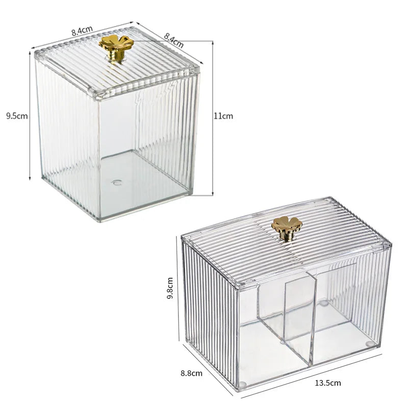 Cutie Depozitare Acrilic Transparentă - Organizator Cosmetice Premium