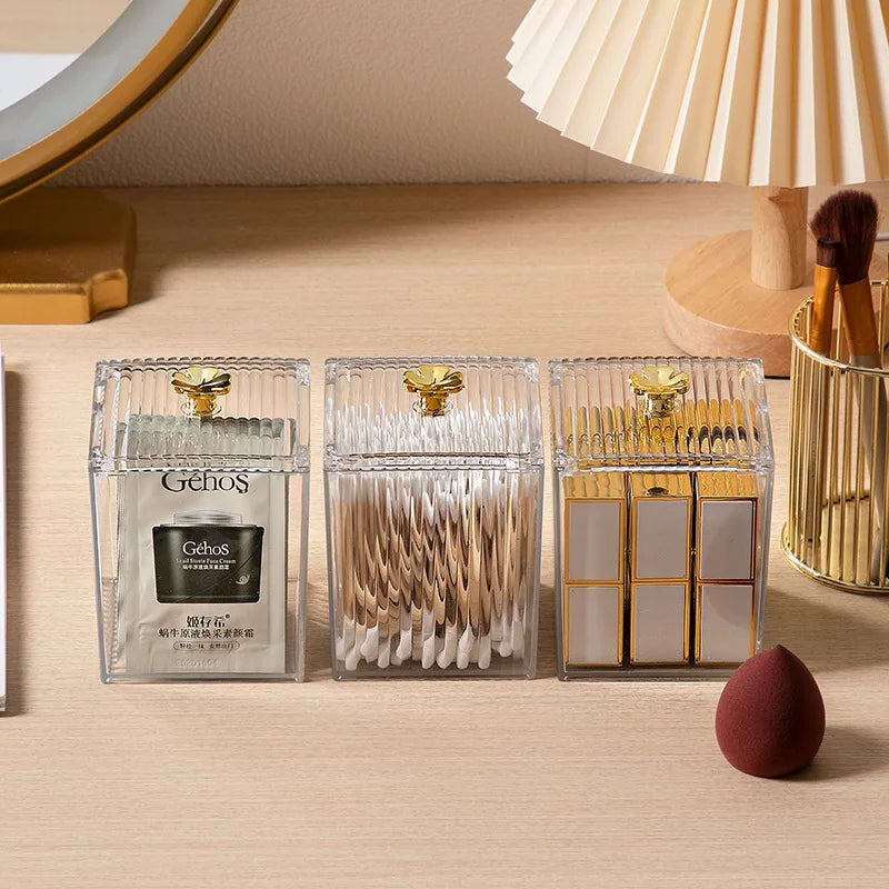Cutie Depozitare Acrilic Transparentă - Organizator Cosmetice Premium