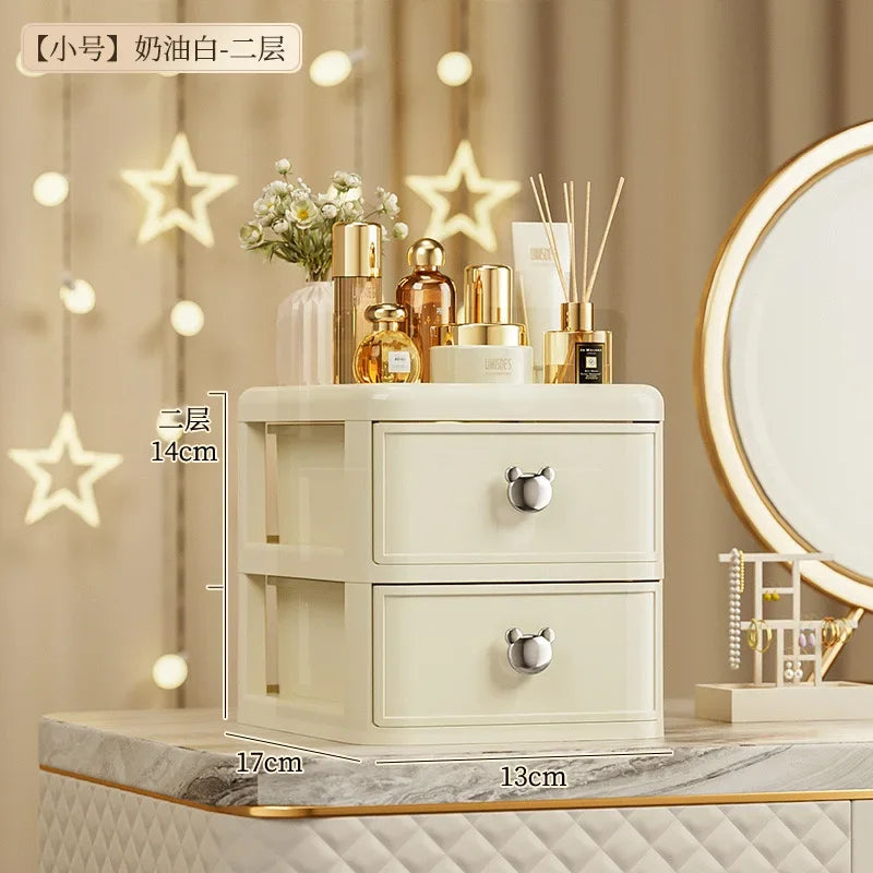 Organizator Birou Stackable cu Sertare - Cutie Depozitare Premium