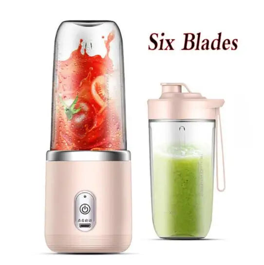 Blender Portabil Electric - Mixer Fructe USB Reîncărcabil pentru Smoothie și Shake-uri