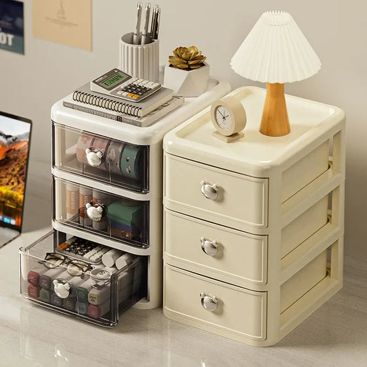 Organizator Birou Stackable cu Sertare - Cutie Depozitare Premium
