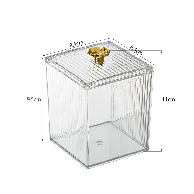 Cutie Depozitare Acrilic Transparentă - Organizator Cosmetice Premium