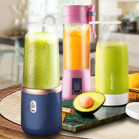 Blender Portabil Electric - Mixer Fructe USB Reîncărcabil pentru Smoothie și Shake-uri