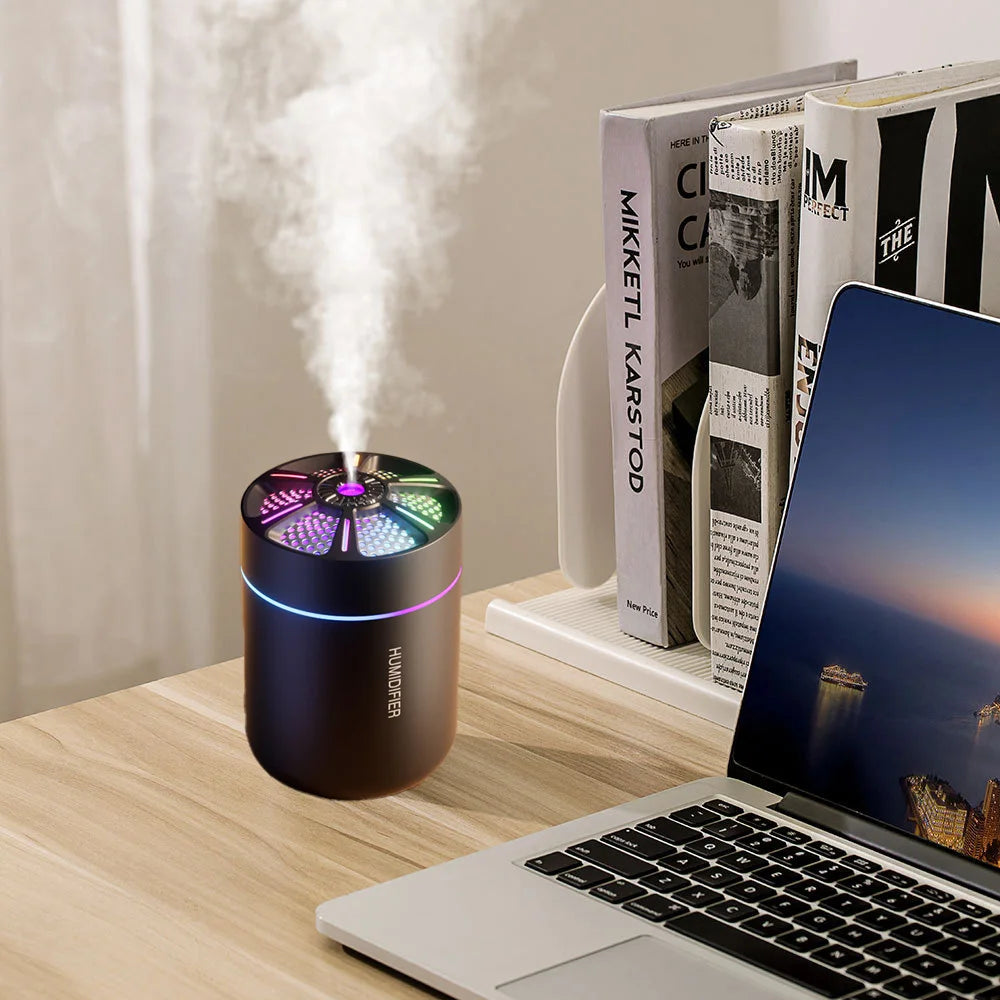 Difuzor Aromaterapie Mini 180ml - Umidificator Ultrasonic Silențios