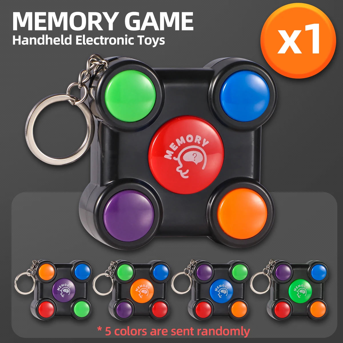 Joc Electronic de Memorie și Puzzle pentru Copii - Mașină Interactivă de Antrenament Creier cu Lumini și Sunete