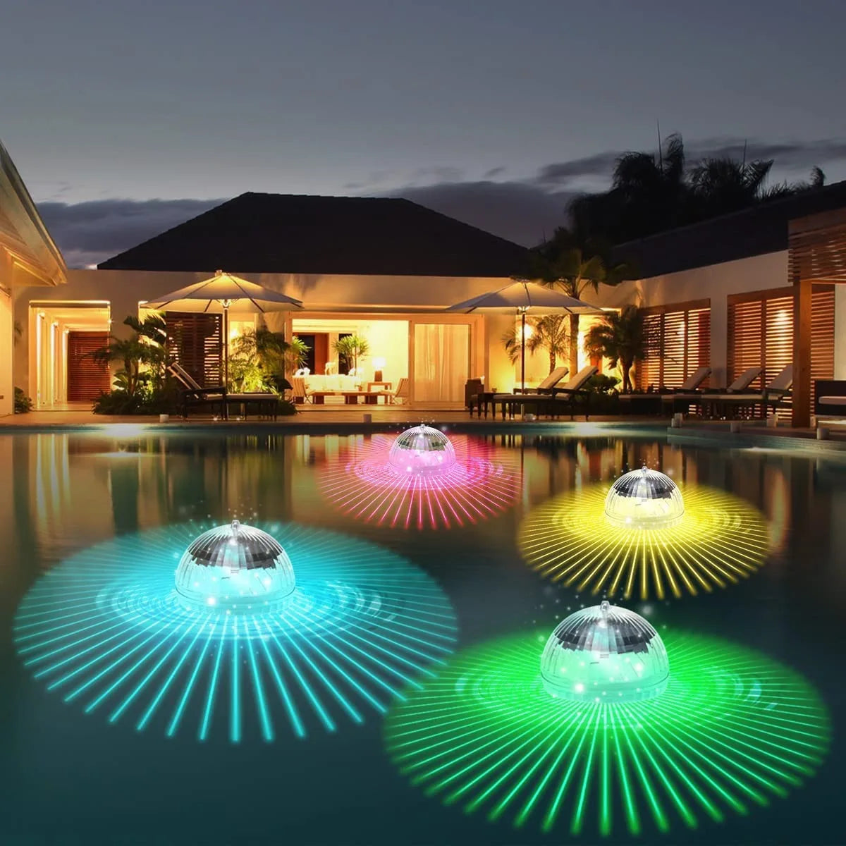 Lampă Solară Plutitoare LED RGB - Decorațiune Premium pentru Piscină și Grădină