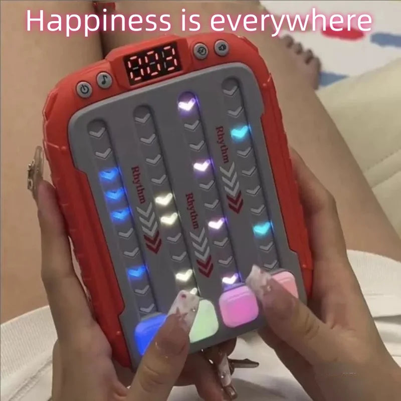 Joc Electronic de Ritm și Reflexe pentru Copii - Consolă Muzicală Interactivă cu Lumini LED