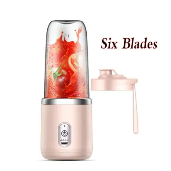 Blender Portabil Electric - Mixer Fructe USB Reîncărcabil pentru Smoothie și Shake-uri