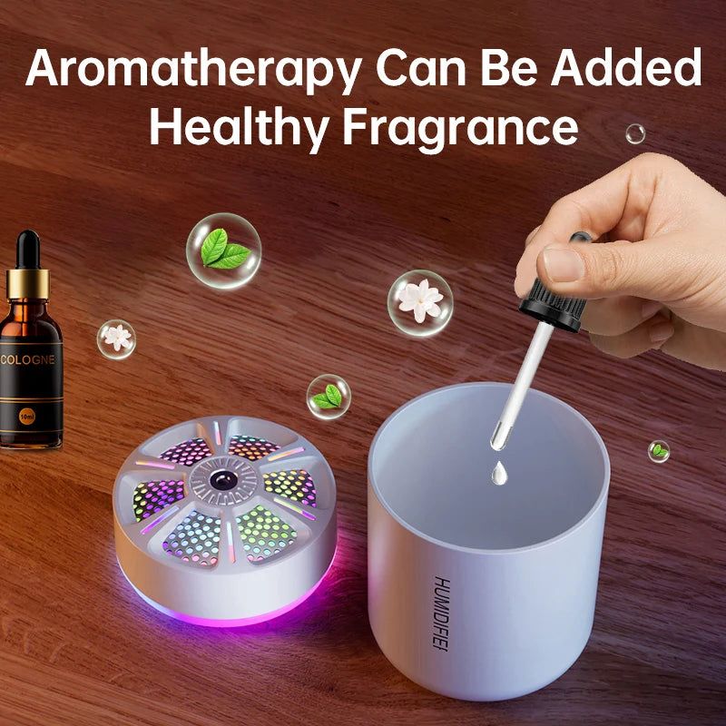 Difuzor Aromaterapie Mini 180ml - Umidificator Ultrasonic Silențios