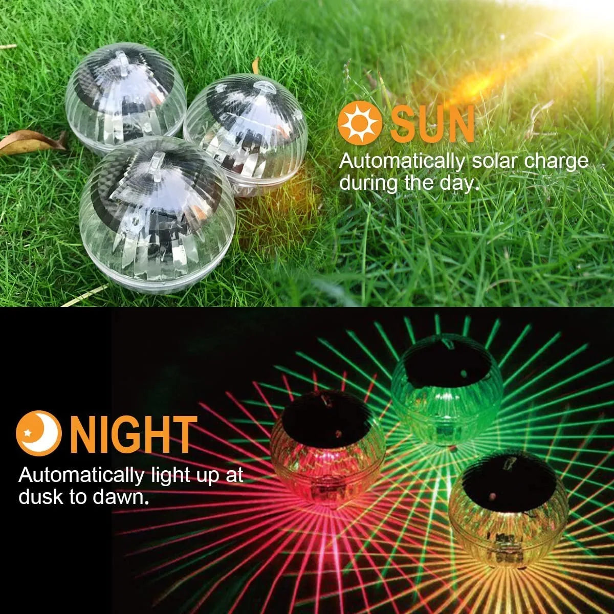 Lampă Solară Plutitoare LED RGB - Decorațiune Premium pentru Piscină și Grădină