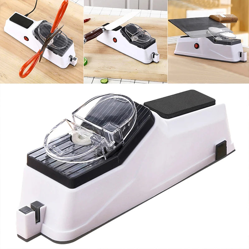 Ascuțitor Electric de Cuțite și Foarfece - Instrument Profesional Bucătărie